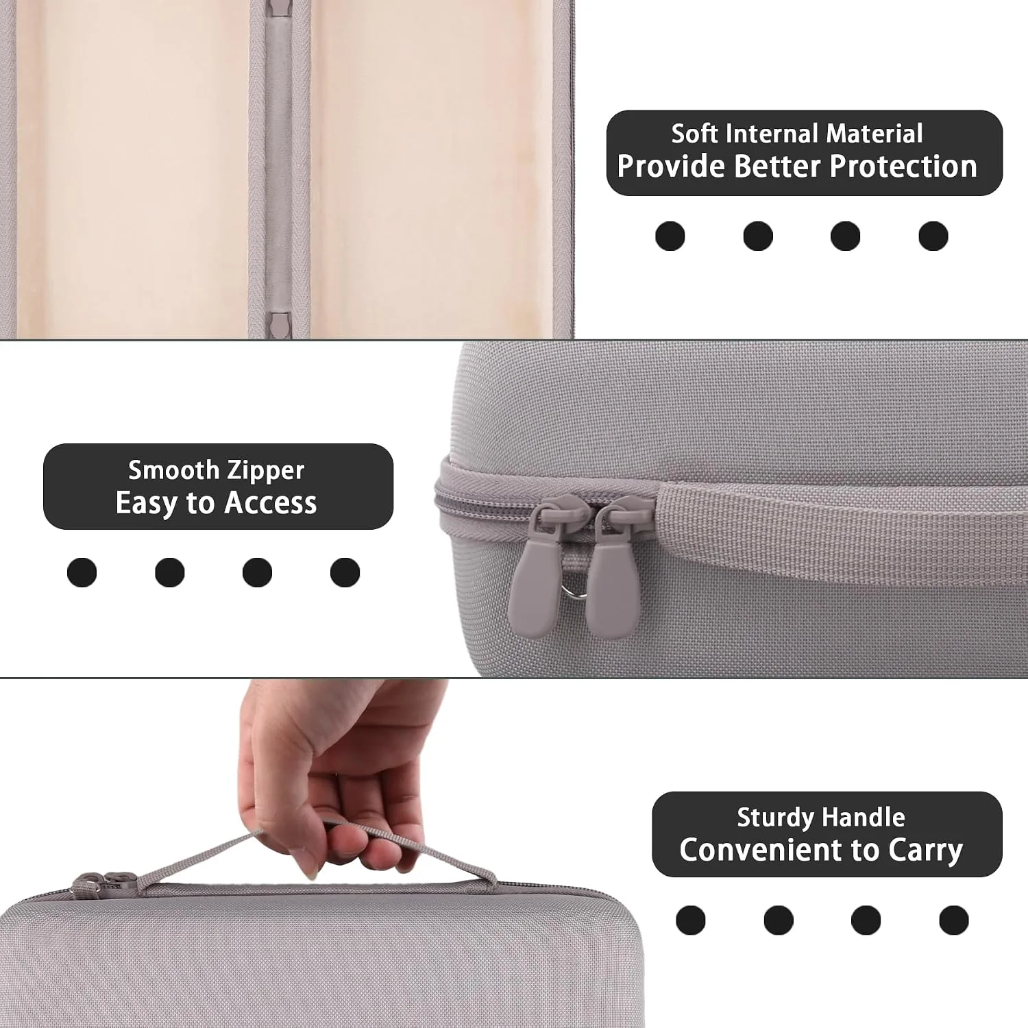 Aenllosi Storage Case for Marshall Middleton/Middleton II, Cream