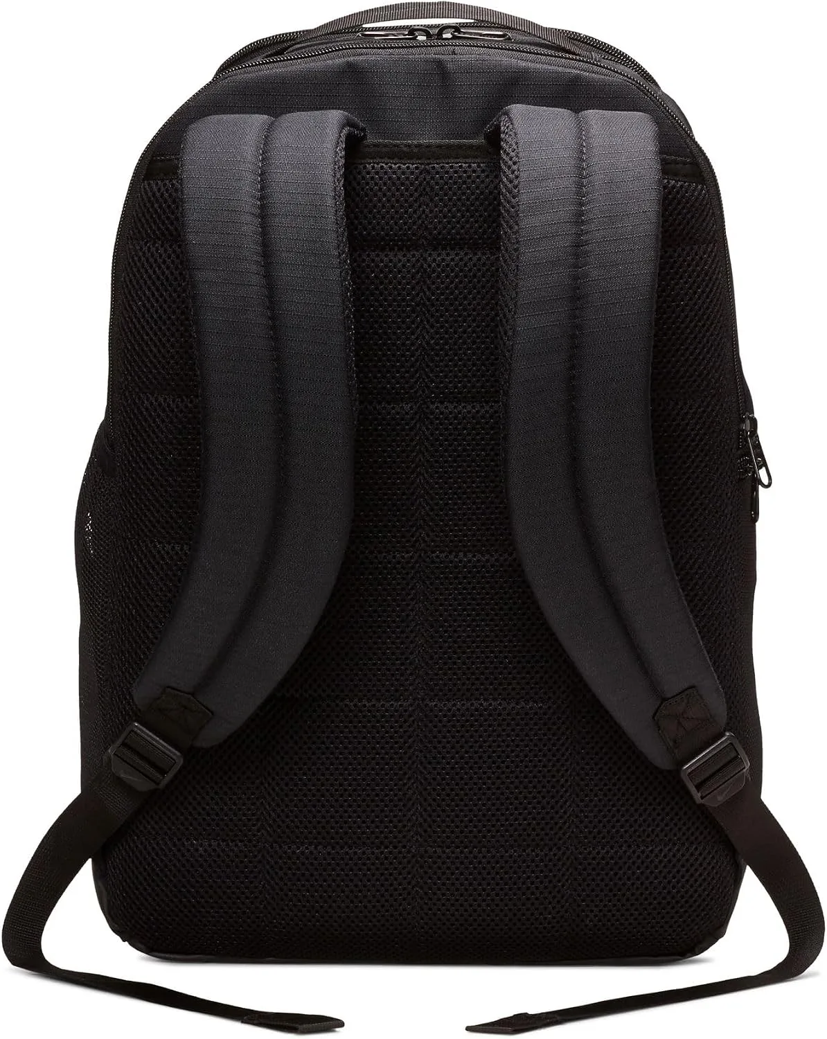 Nike Brasilia Medium Training Backpack for Women and Men with Secure Storage & Water Resistant Coating, Black/Black/White