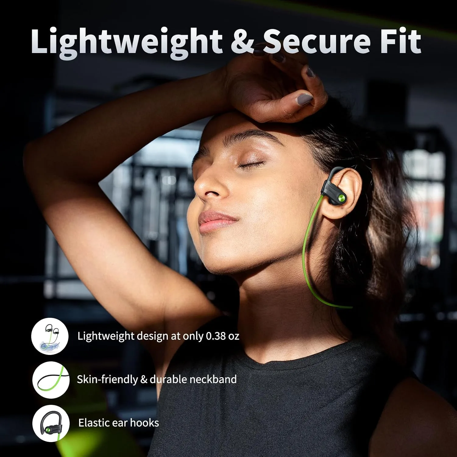 JOYWISE Bluetooth Headphones, Wireless Earbuds with 16 Hrs Playtime for Gym