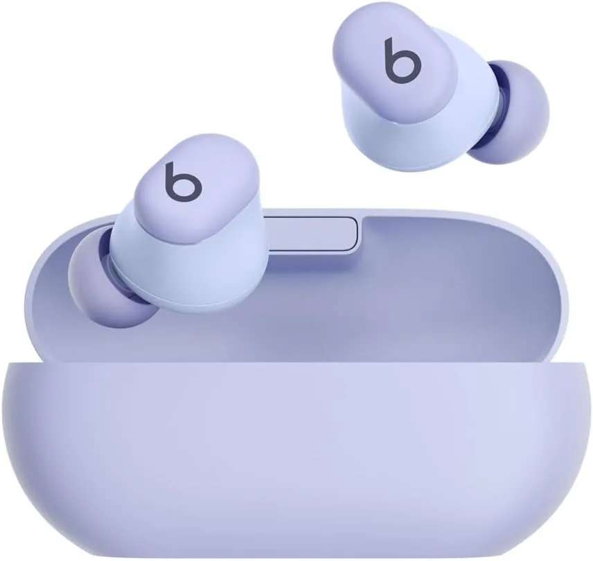 Beats Solo Buds - Wireless Bluetooth Earbuds | 18 Hours of Battery Life | Apple & Android Compatibility | Built-in Microphone Arctic Purple - (Renewed)