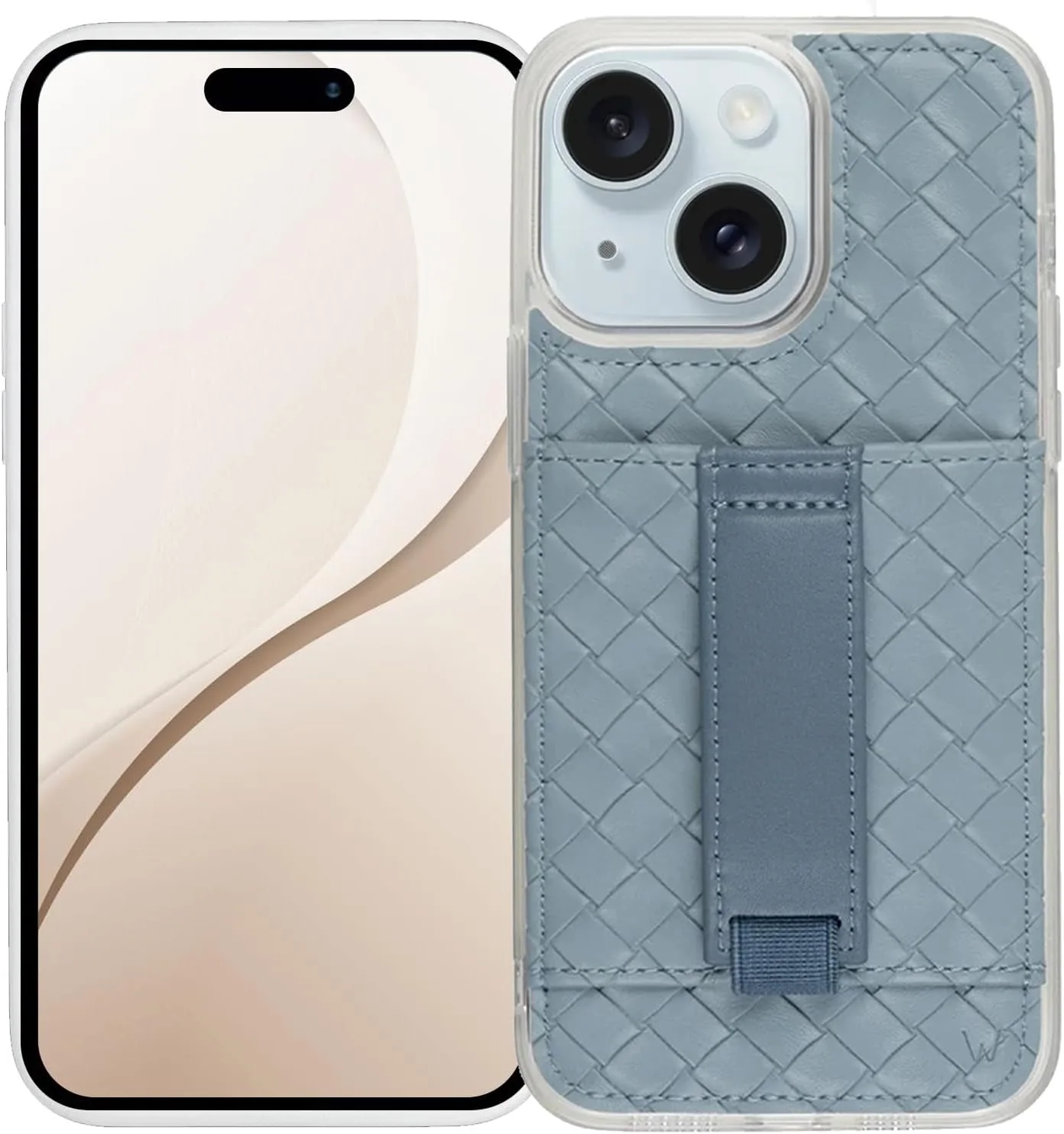 Walli Cases Wallet Phone Case for iPhone 14 Plus, Card Holder Kickstand