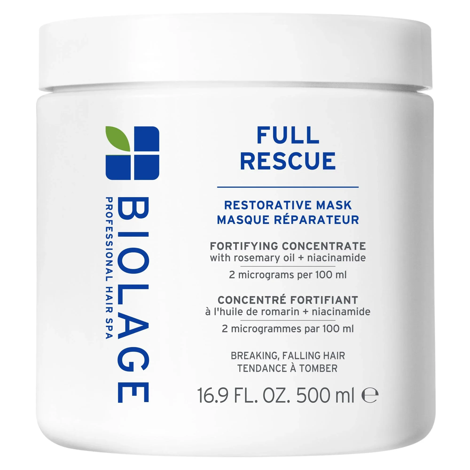 Mascarilla Capilar Biolage Full Rescue Restorative para Cabello Fino 16.9 fl oz