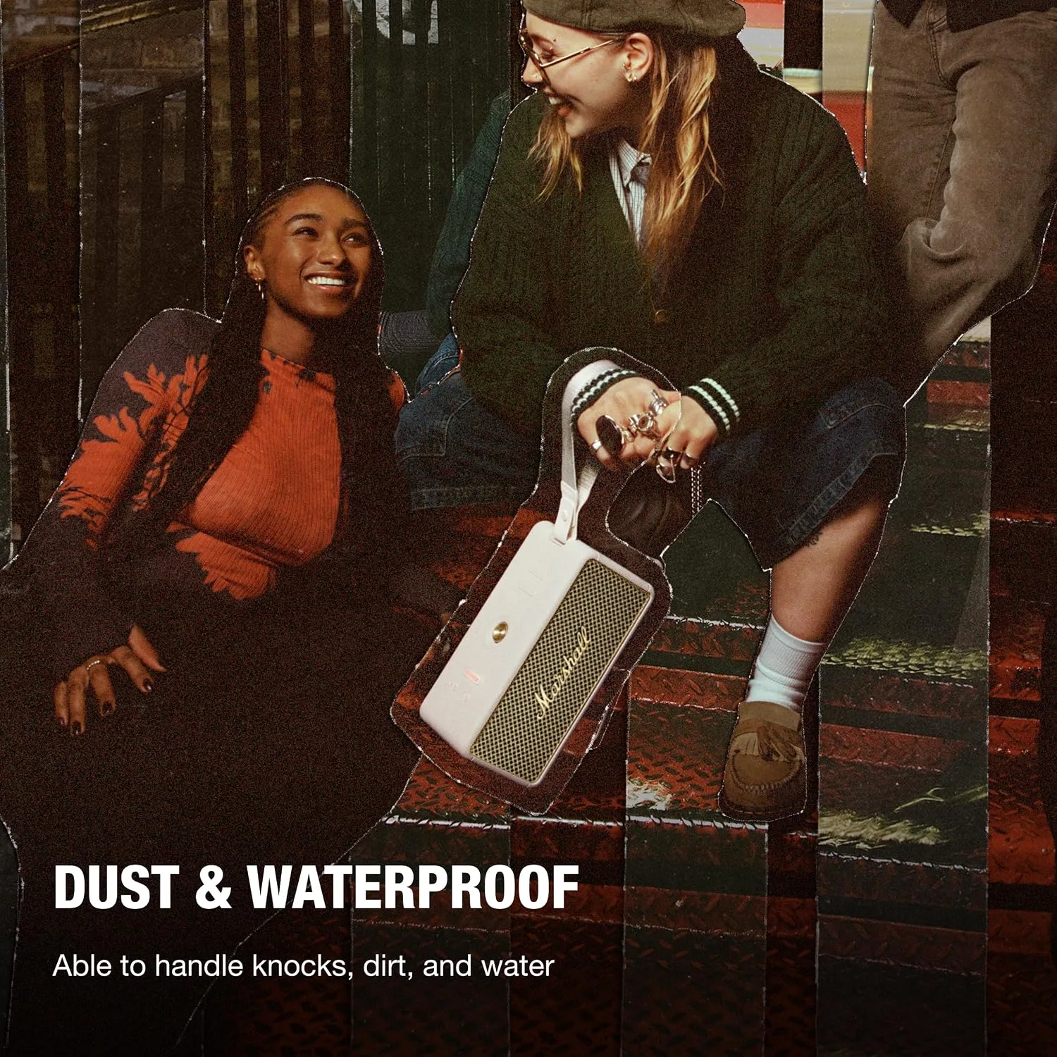 Marshall Middleton II Portable Bluetooth Waterproof Speaker - Cream