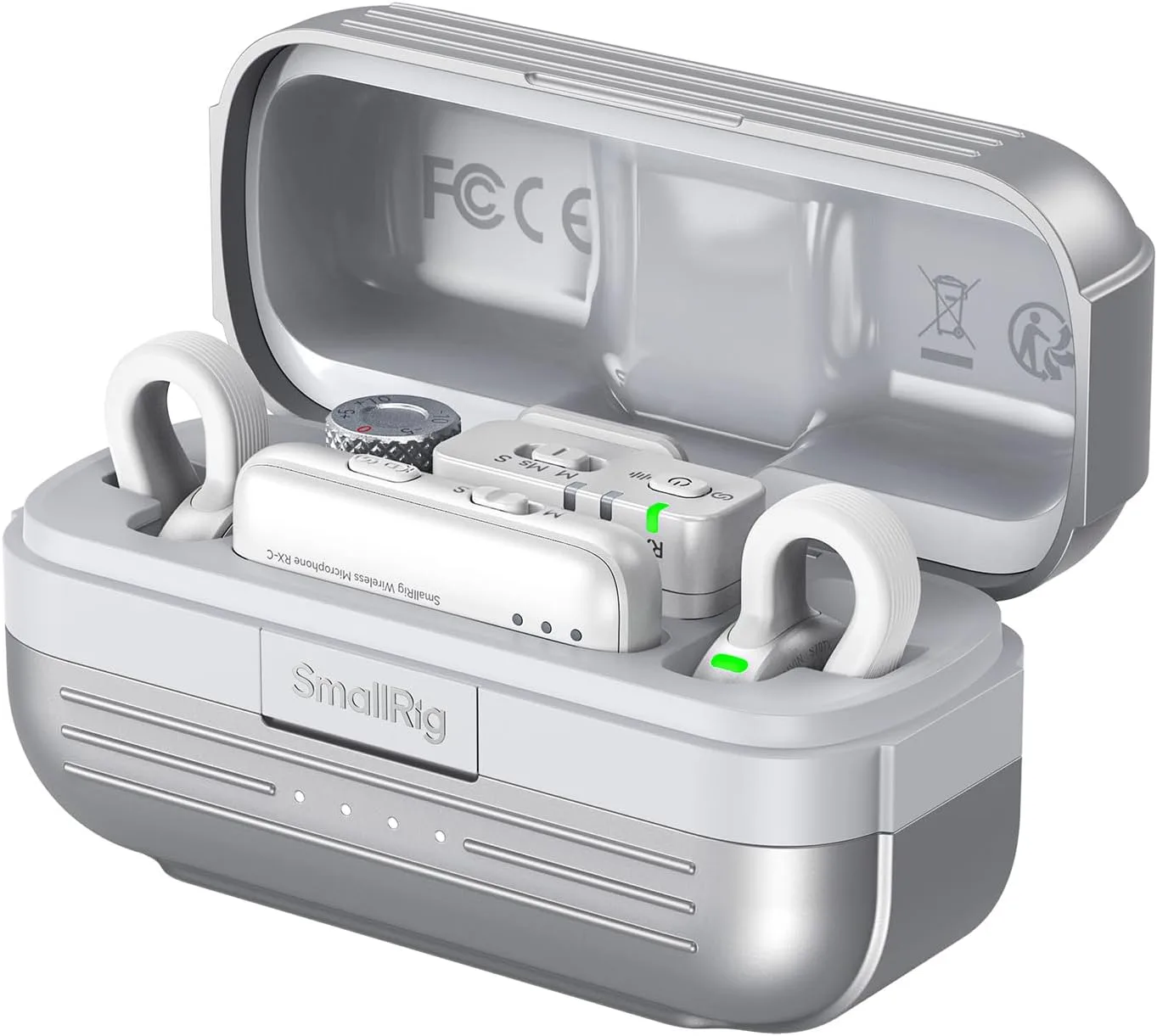 SmallRig Wireless Mic S70 (2 TX + 2 RX + Charging Case) - White