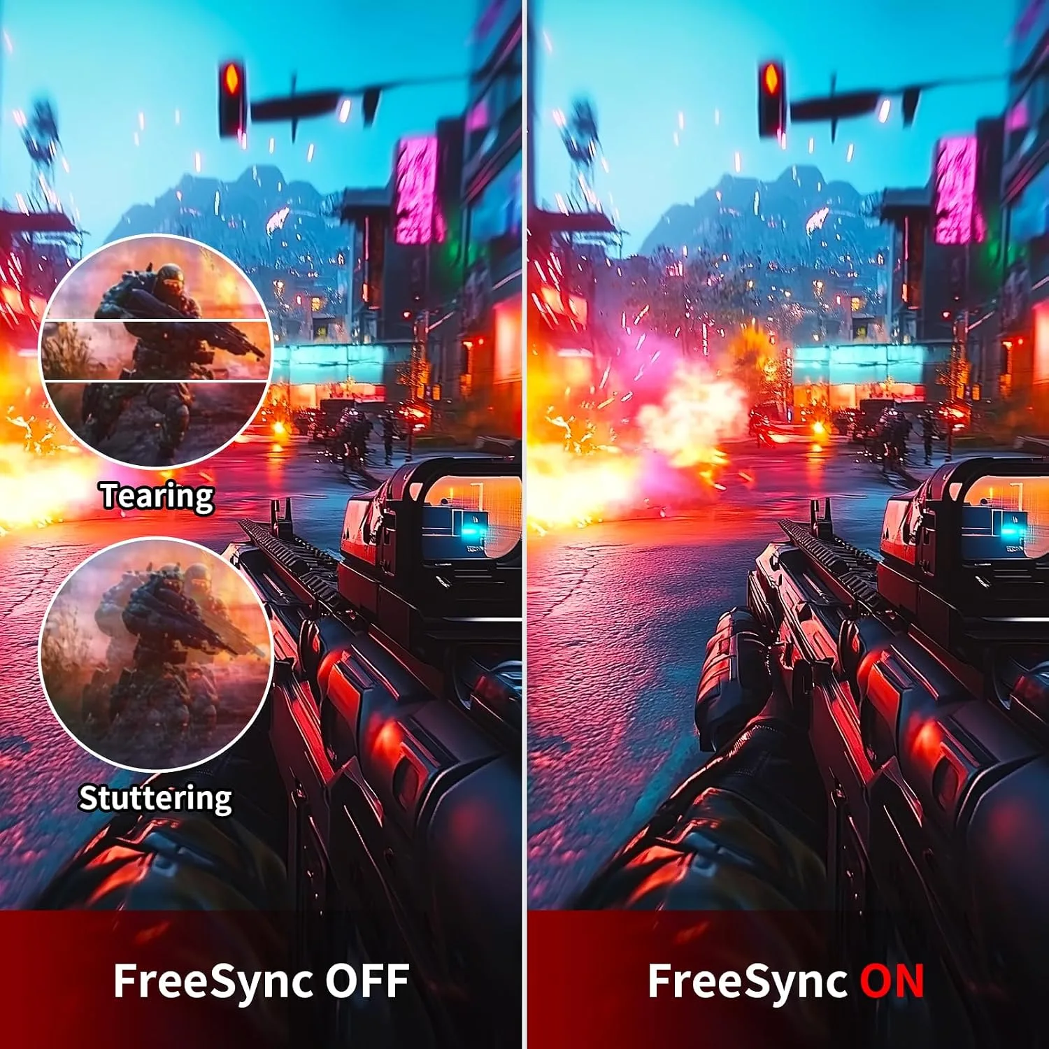 SANSUI 27 Inch WQHD 2560X1440 Curved Gaming Monitor 200Hz MPRT 1ms