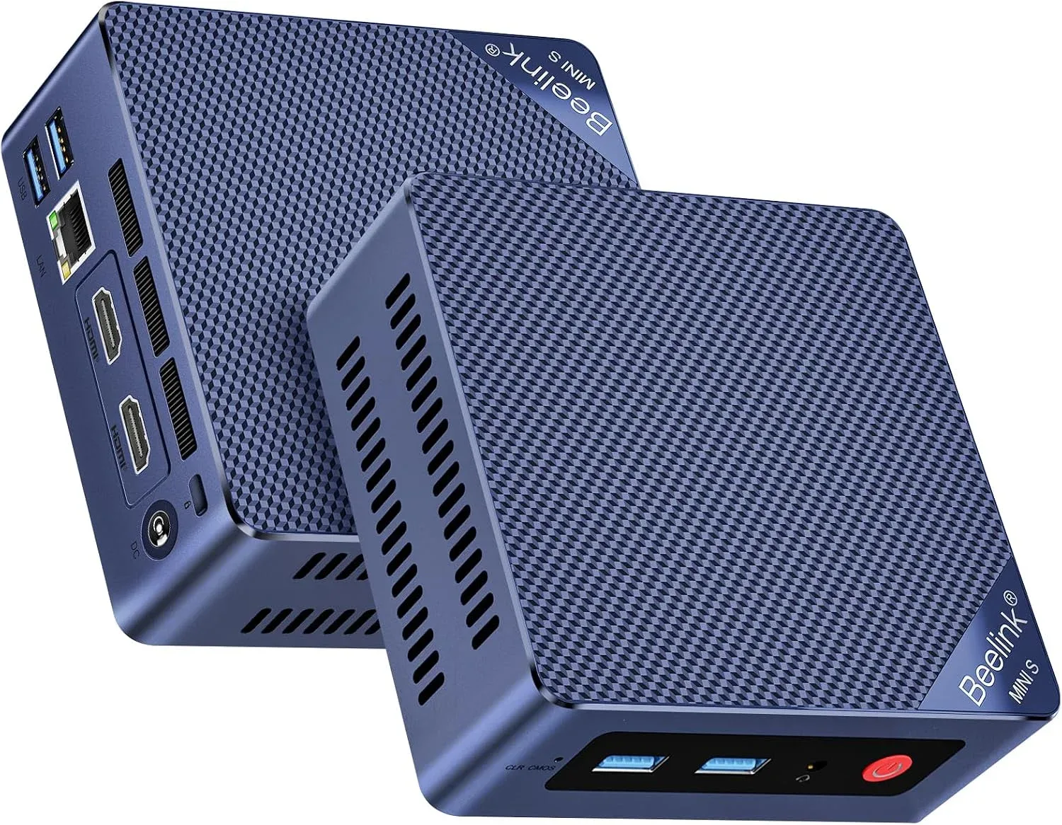 Beelink MINI S12 Mini PC,Intel 12th Gen Alder Lake-N95 Processor(4C/4T,up to 3.4GHz),Mini Computer 8GB DDR4 RAM 480GB SSD,Support 4K Dual Display,WiFi 5/BT4.2/USB3.2/2.5G LAN/WOL/Auto Power On
