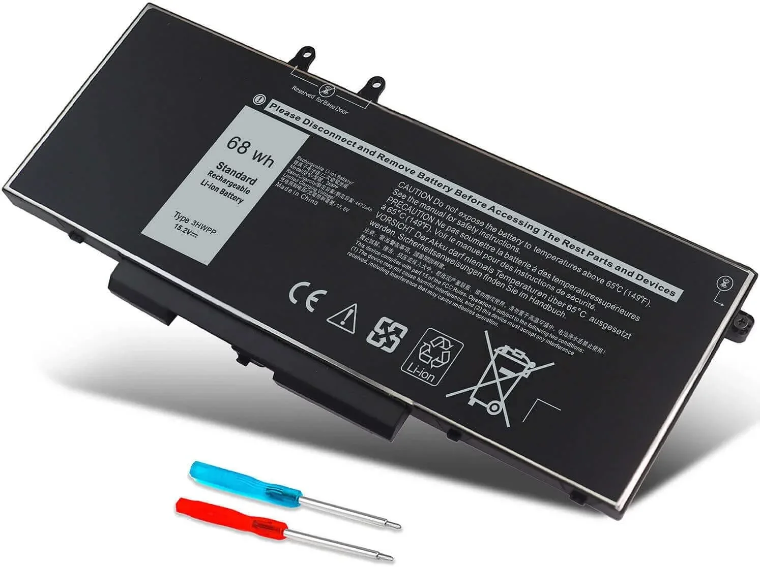 68Wh 3HWPP Replacement Battery for Dell Latitude 5410 5510 5501 5401 5411