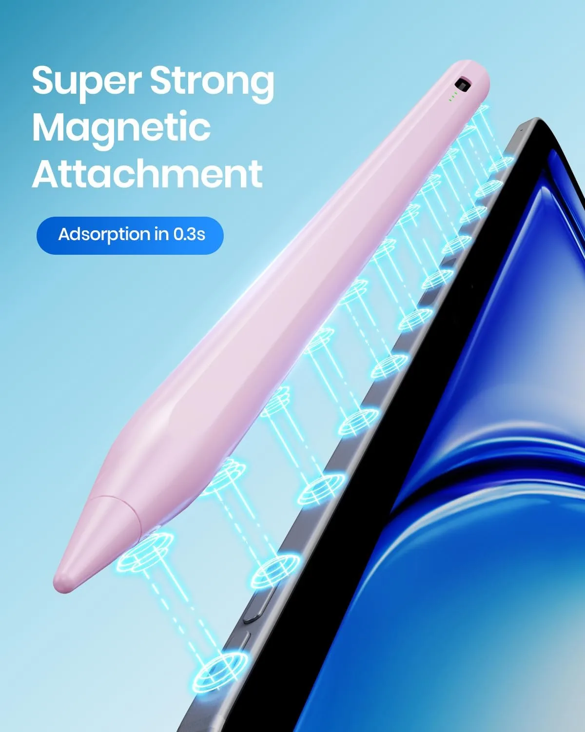 Hastraith Stylus Pen for iPad 2018-2026, 2X Faster Charge Apple iPad Pencil