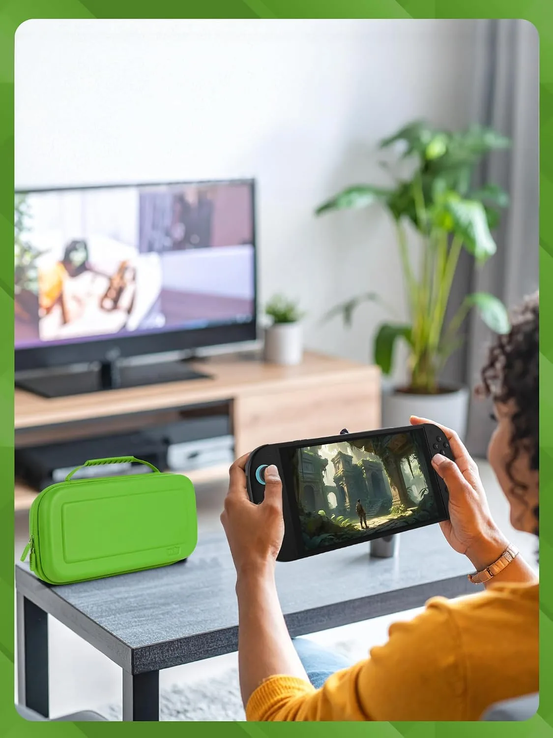 Orzly Case Compatible with Nintendo Switch 2 – Protective Travel Carry Case with Screen Padding, Game Card & microSD Slots, Zipped & Open Pockets for Accessories – 7.9" Gift Boxed