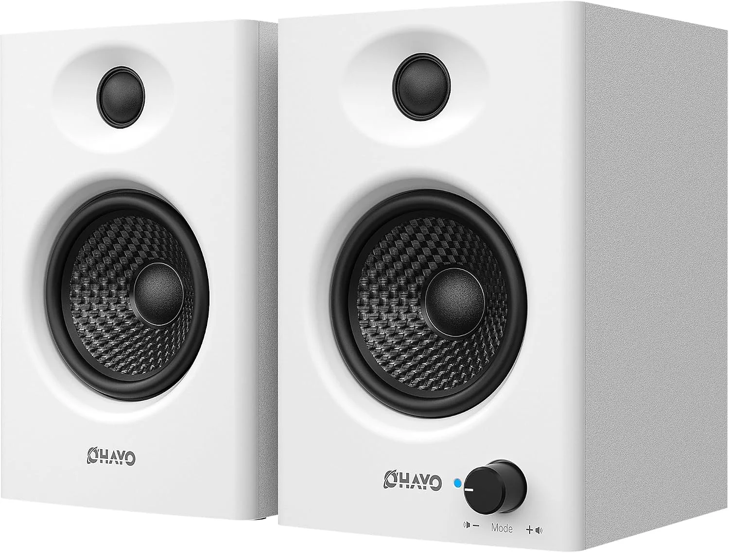 OHAYO 60W Computer Speakers, Bluetooth 5.3, Stereo 2.0, 1 Pair, White