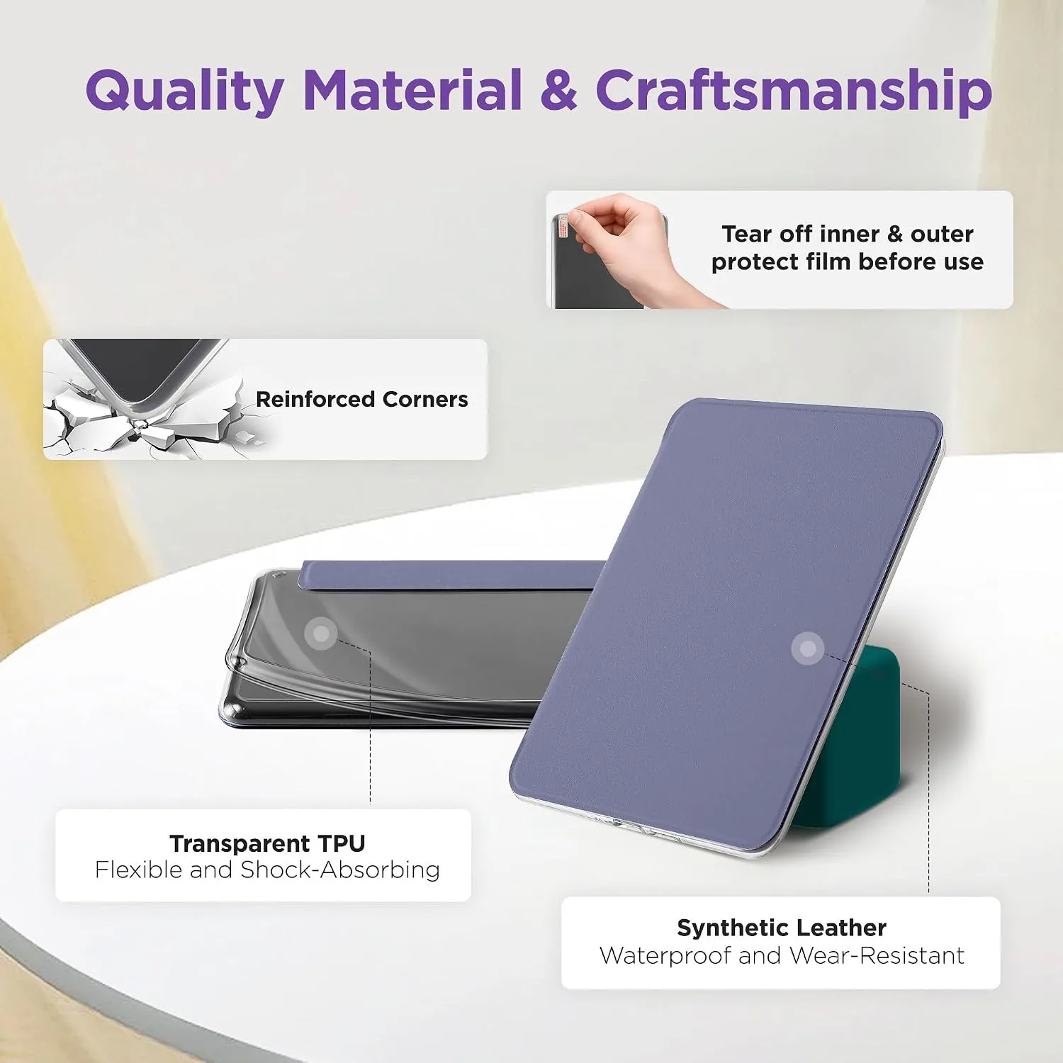 SESENSE Magnetic Case for 7'' Kindle Paperwhite 12th Gen 2024 & Colorsoft
