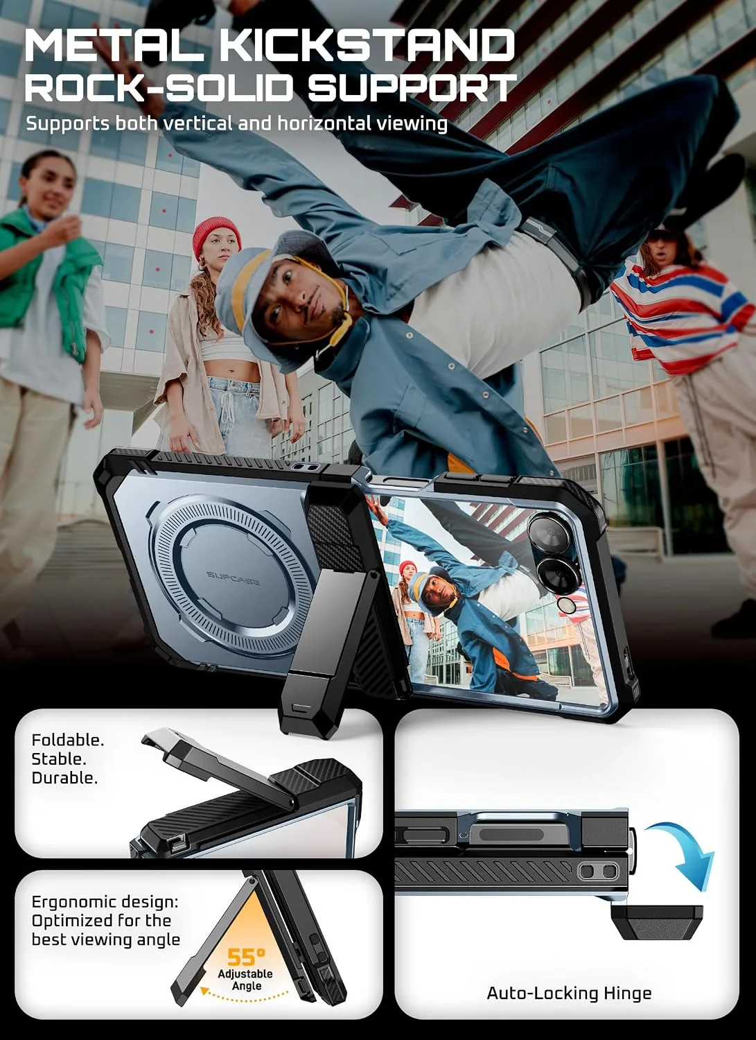 SUPCASE for Samsung Galaxy Z Flip 7 Case, Compatible with MagSafe, Tilt