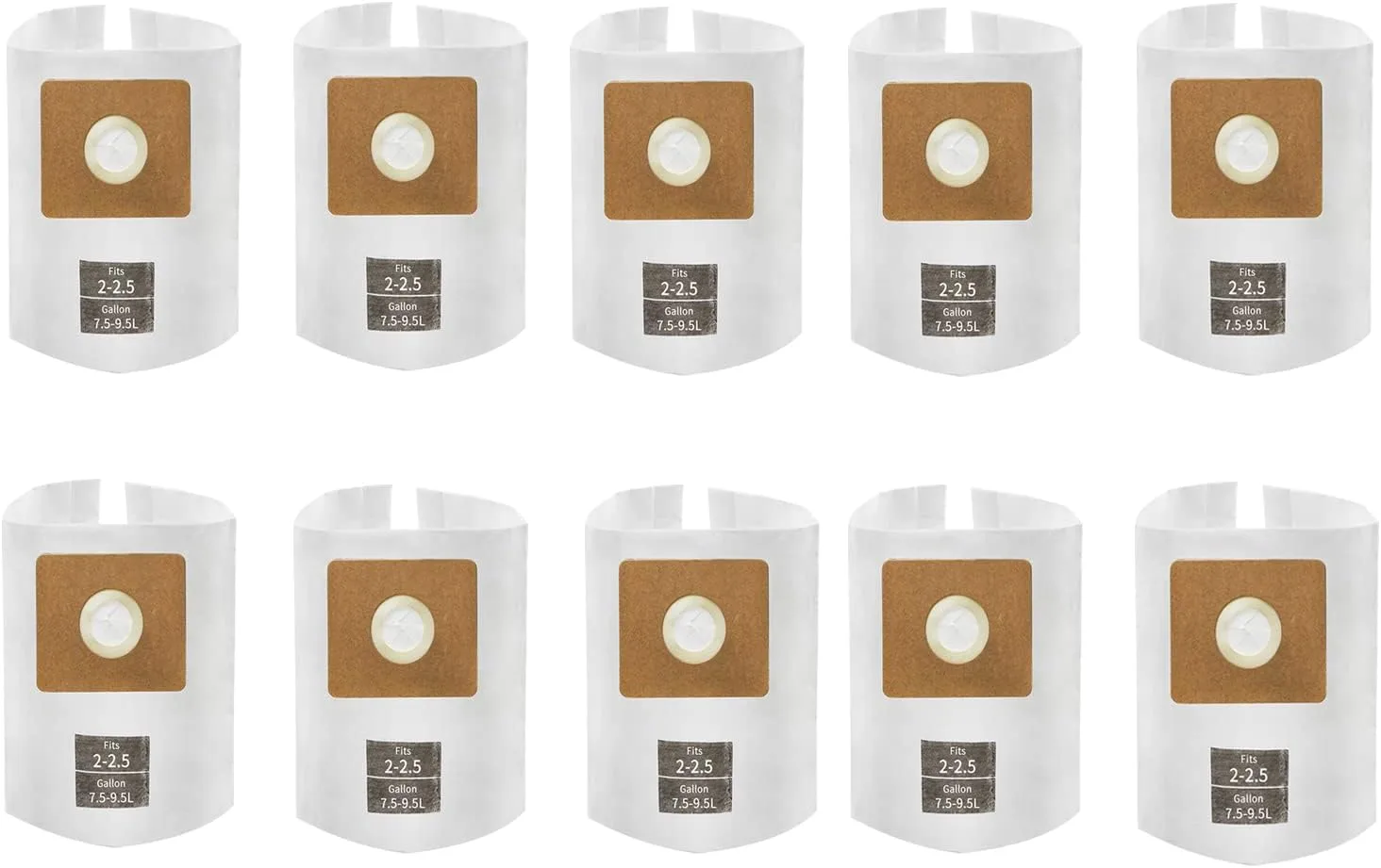 Bolsas para aspiradora ALYYDBG Tipo B 2-2.5 galones pack 10