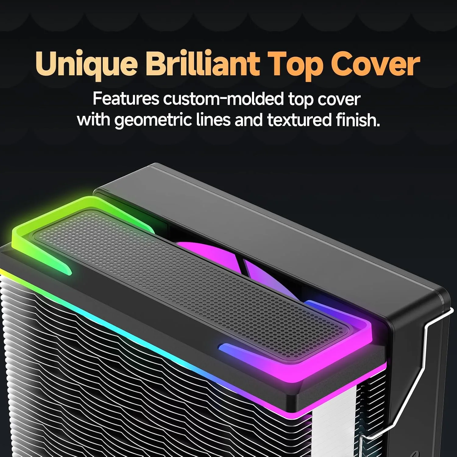 Delta A40 SE BK ARGB Air CPU Cooler,Flexible Lighting Connection Options