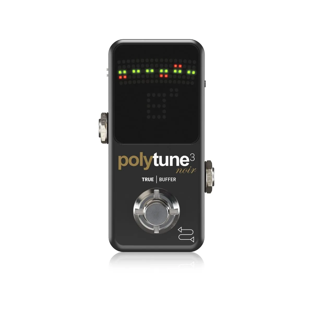 TC Electronic POLYTUNE 3 NOIR Tiny Polyphonic Tuner with Multiple Tuning Modes and Built-In BONAFIDE BUFFER