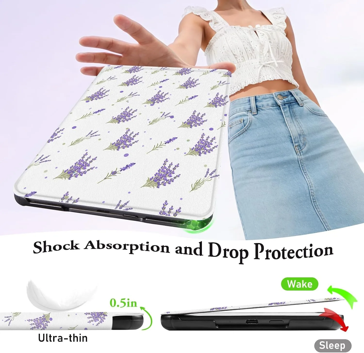 CoBak Magnetic Case for 7" Kindle Paperwhite 12th 2024 and Kindle Colorsoft