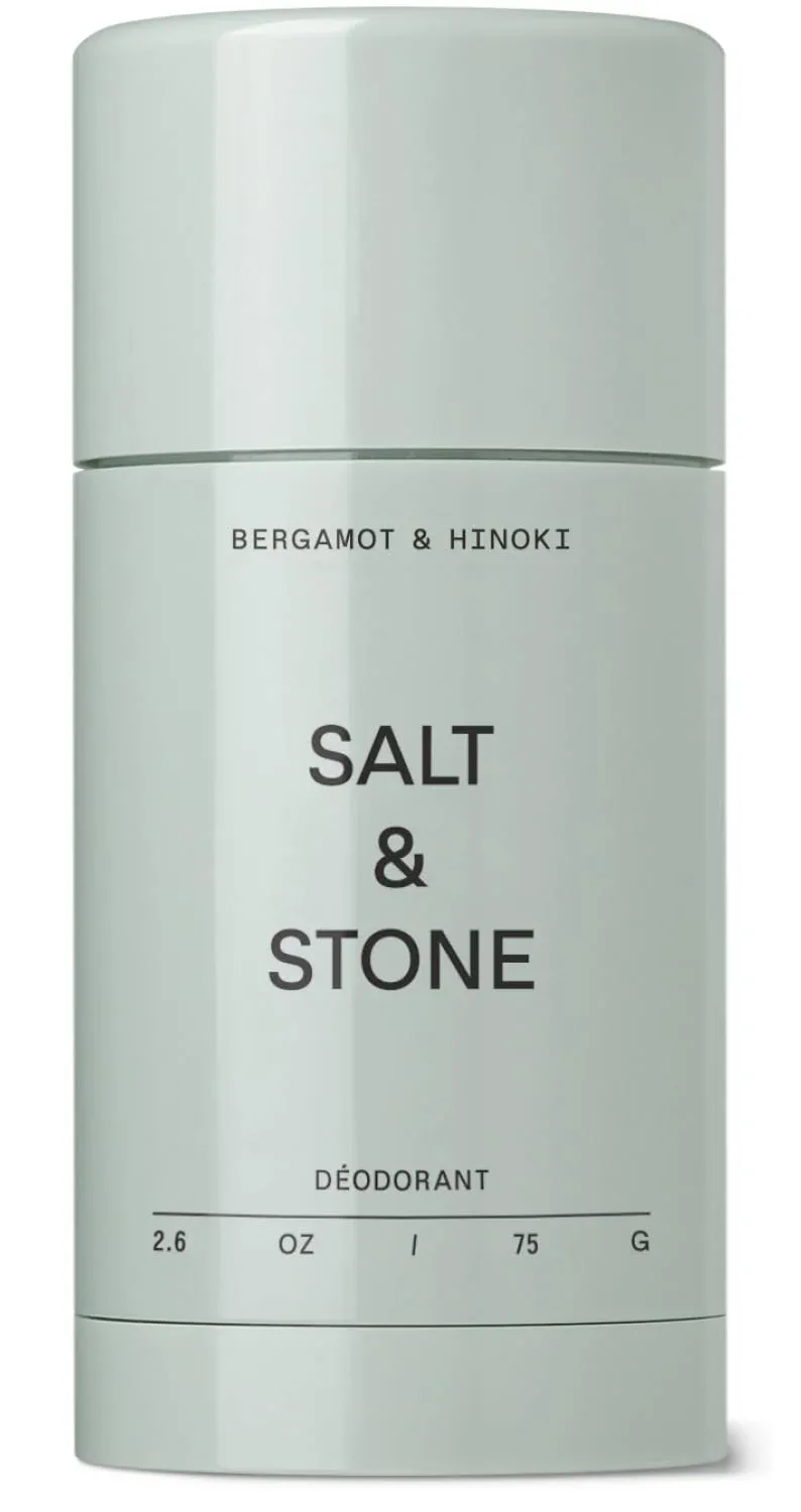 Desodorante Salt & Stone sin aluminio Bergamota e Hinoki 73 g