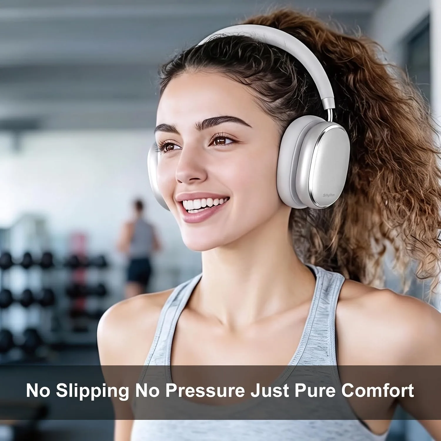 Srhythm NiceComfort 95 Hybrid Noise Cancelling Headphones Wireless