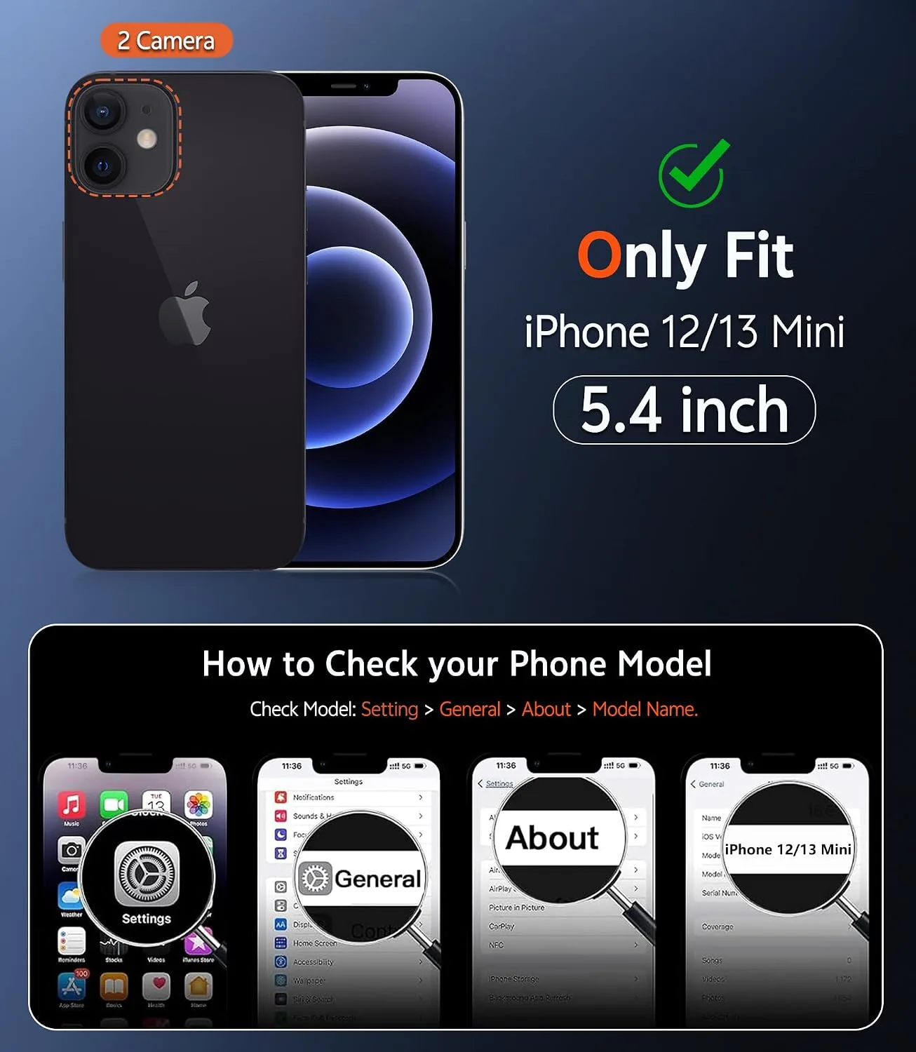 FNTCASE for iPhone 13 Mini/12 Mini Matte Case Compatible with Magsafe