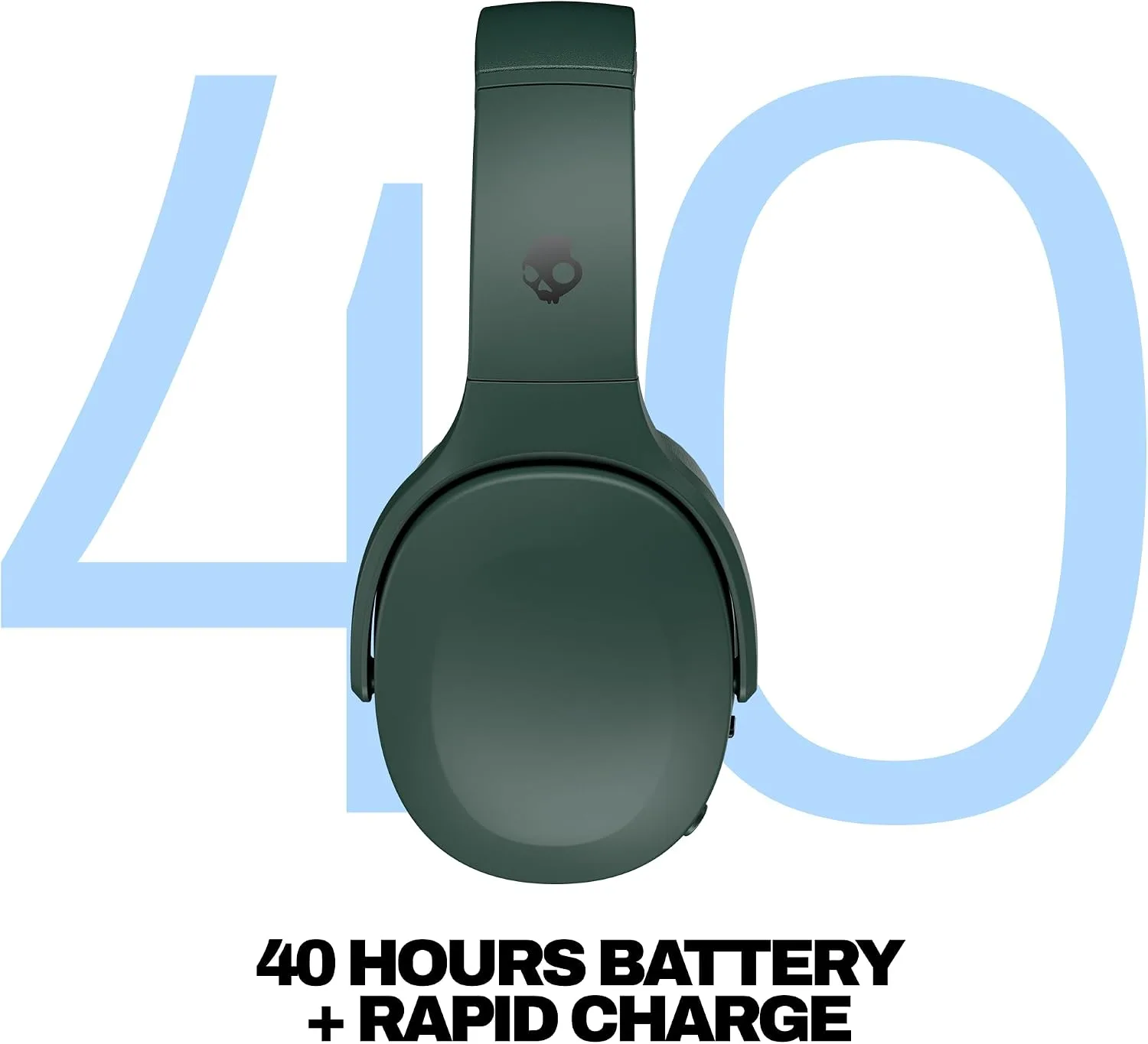 Skullcandy Crusher 540 Active Wireless Sensory Bass Headphones - Forest