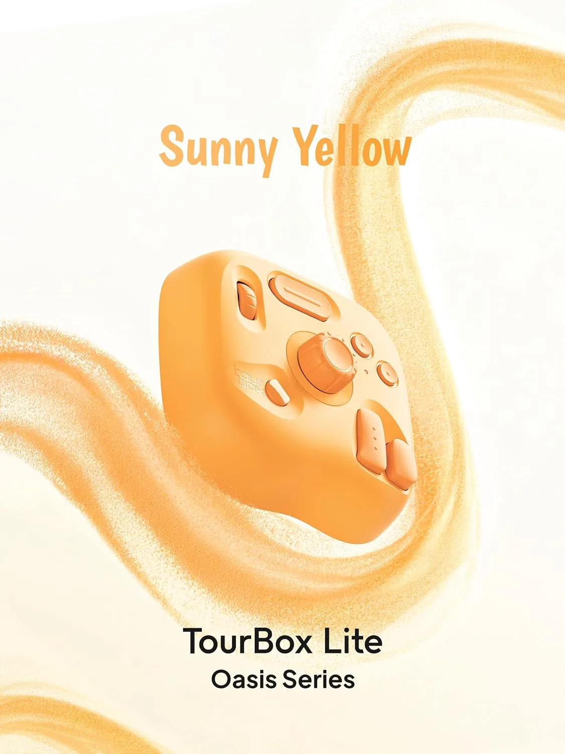 TourBox Lite Bluetooth Creative Controller, Custom Control, Wireless Yellow