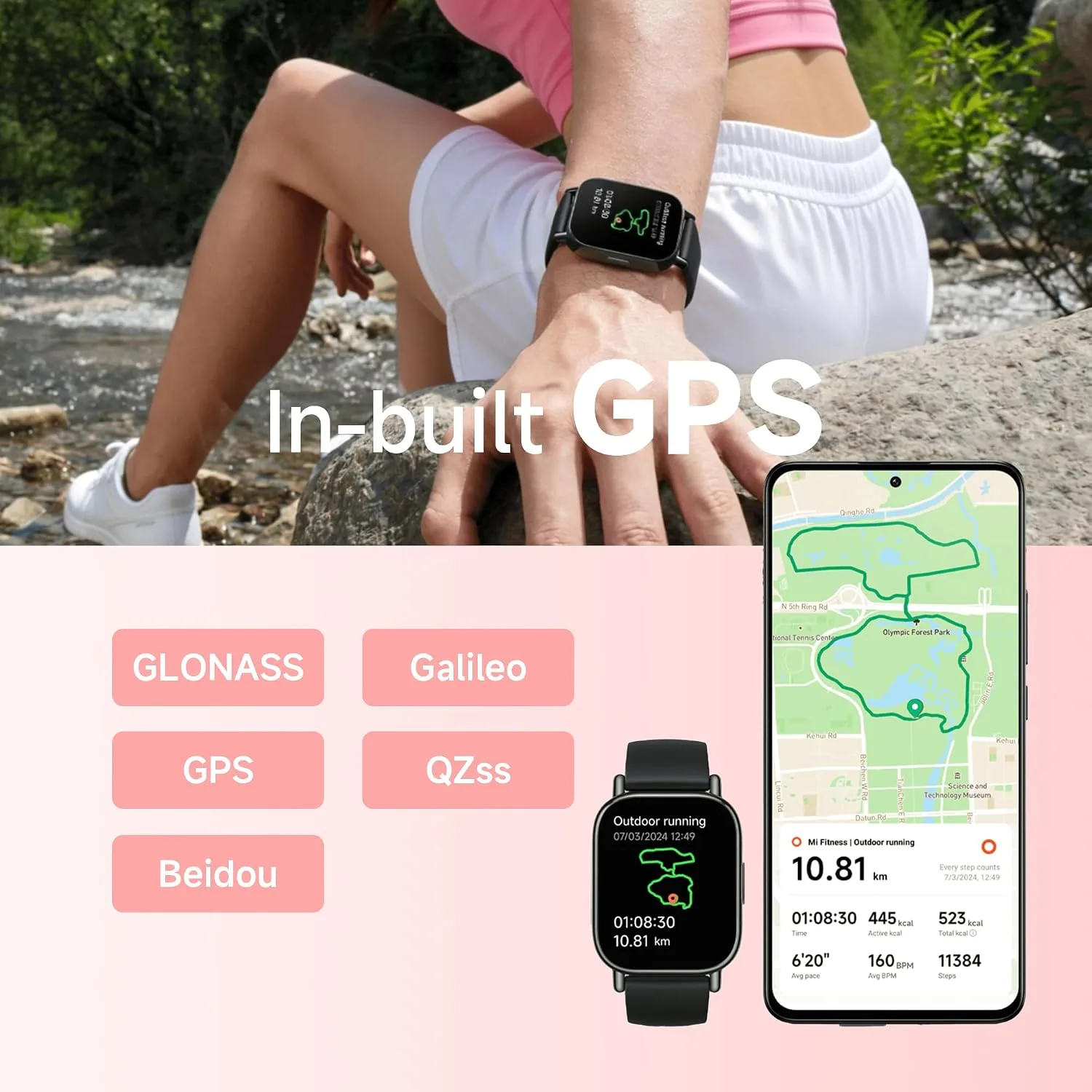 XIAOMI Redmi Watch 5 Lite, 1.96" AMOLED, 18-Day Battery, GPS, BT Calling