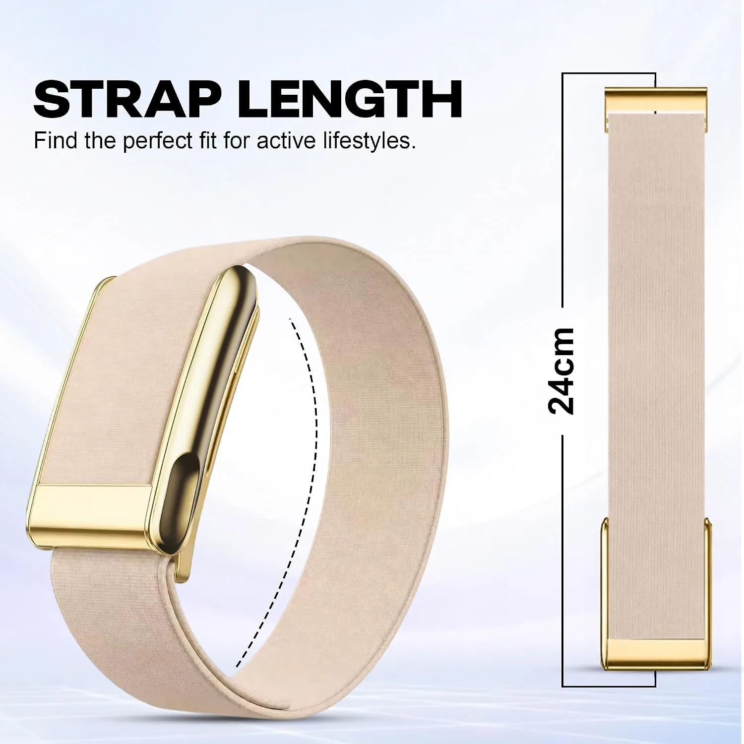 DADO HydroKnit Waterproof Nylon Sport Band Compatible with WHOOP 5.0, One, Peak, and Life | Elastic, Fast-Drying, Water-Resistant, and Comfortable Strap for Active Lifestyles