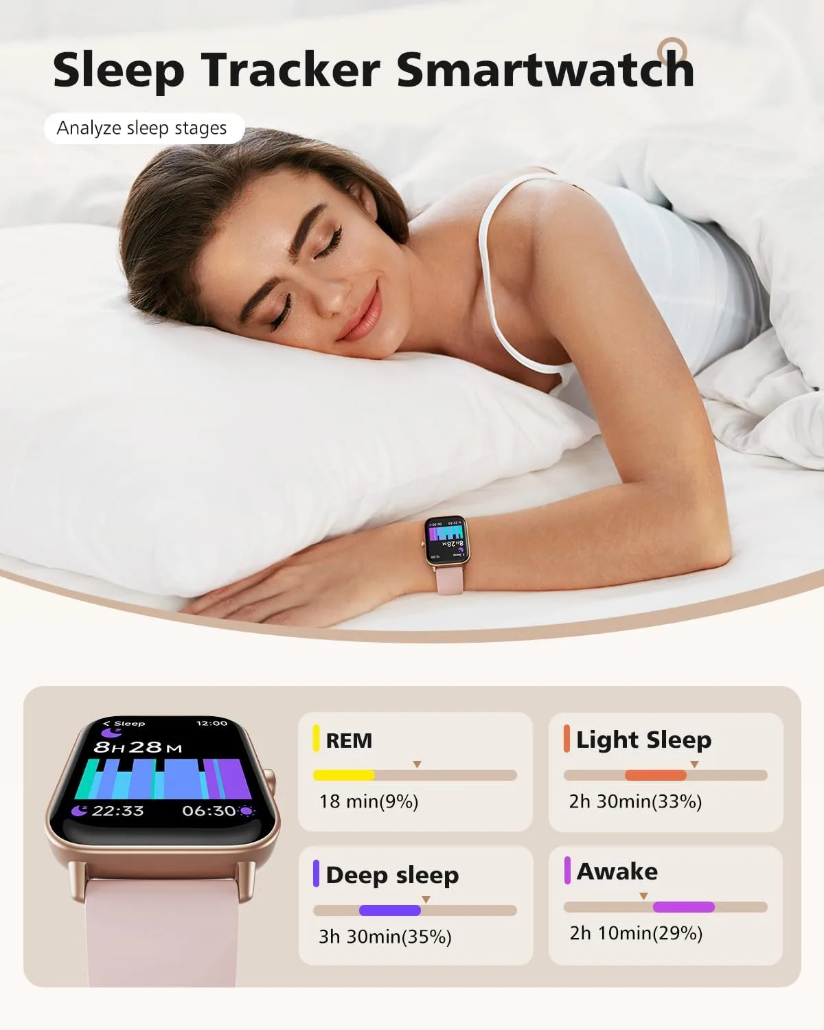 Smart Watches for Women, 1.85" Alexa Smart Watch for Android Phones/iPhones