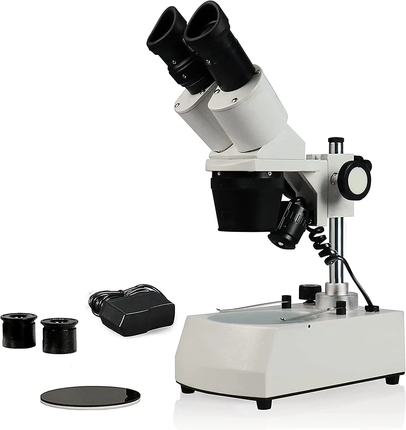 Microscopio estéreo binocular Parco PST-234-10L-ES2 con iluminación LED dual