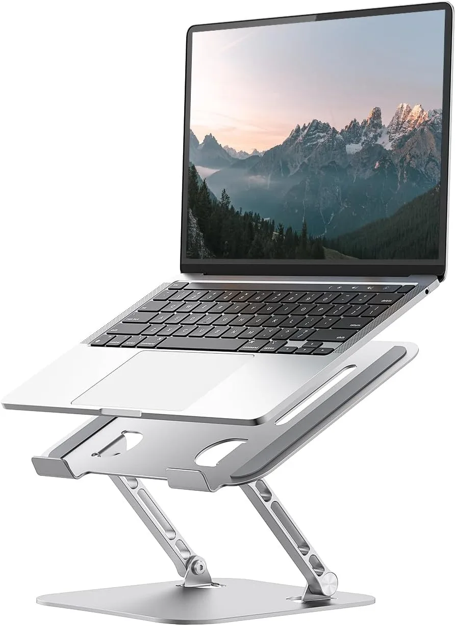 Base para laptop Lintyle ajustable de aluminio para laptops 10" a 17"