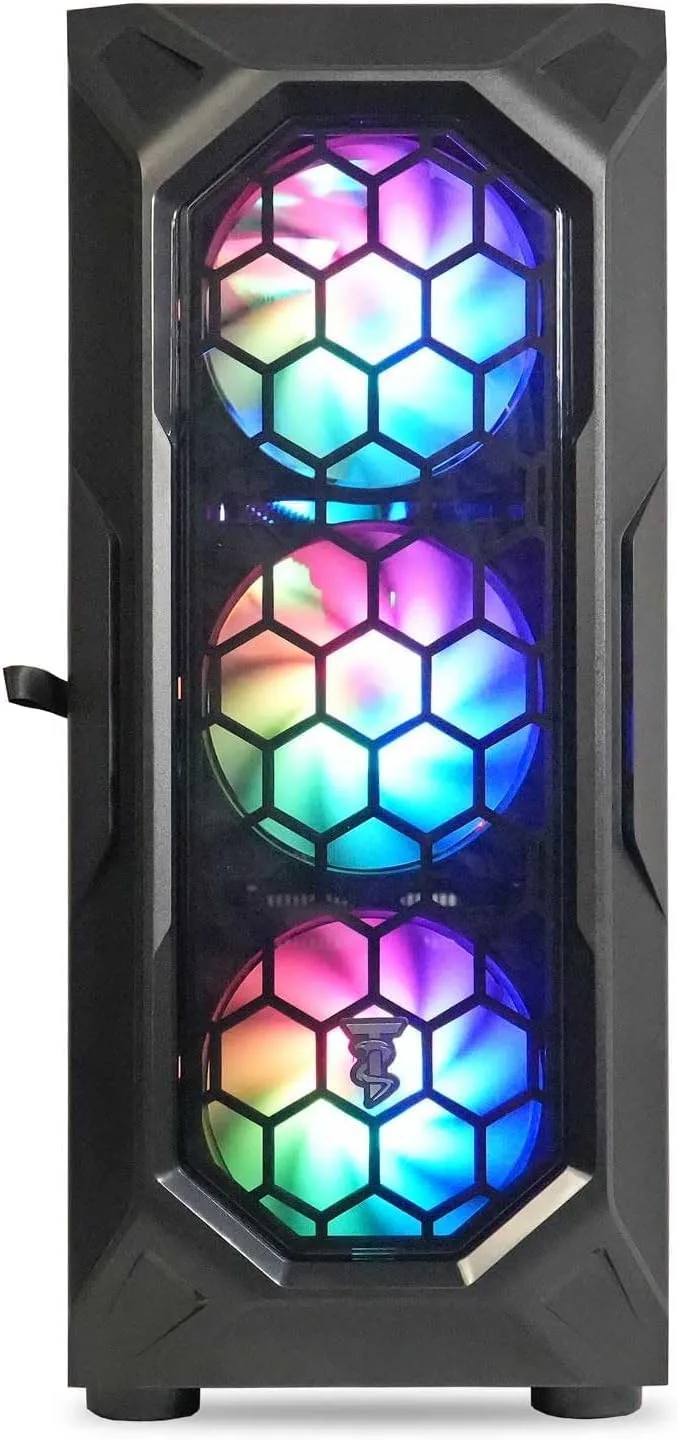 VIPRTECH Rebel 3.0 GamingPC Ryzen7, RTX3060 12GB, 16GB/500GB SSD Onyx Black