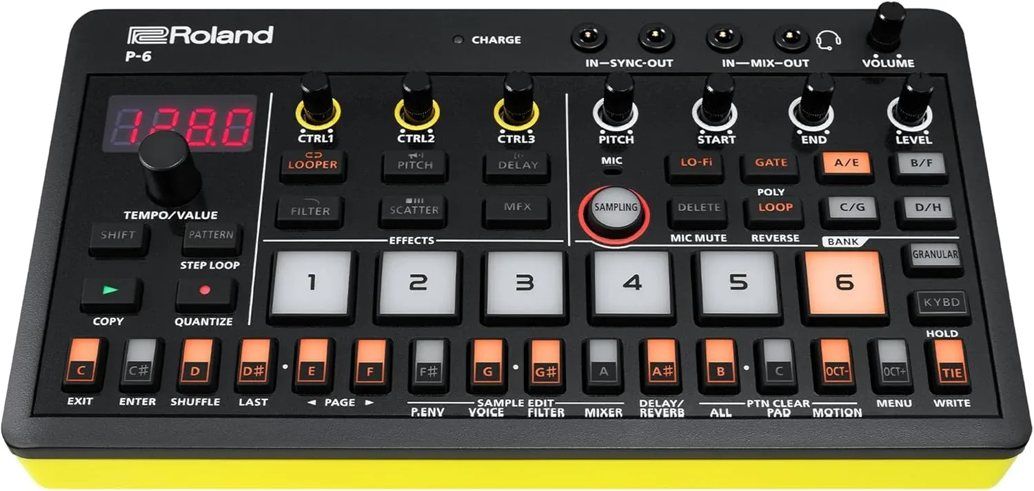 Sampler Compacto Roland AIRA P-6 Creative