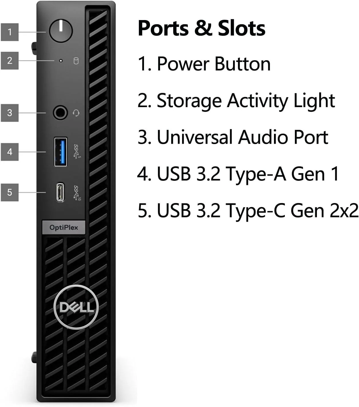 Dell 2026 OptiPlex Mini Desktop Computer 8GB DDR5 RAM, 256GB PCIe SSD