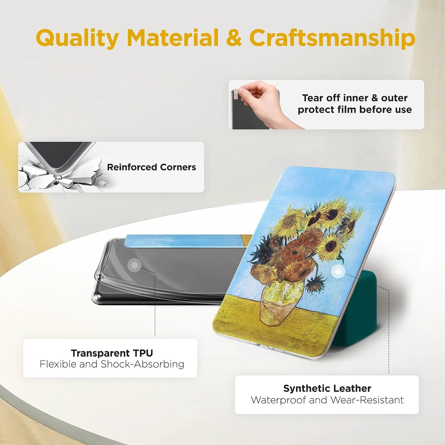 SESENSE Magnetic Case for 7'' Kindle Paperwhite 12th Gen 2024 & Colorsoft
