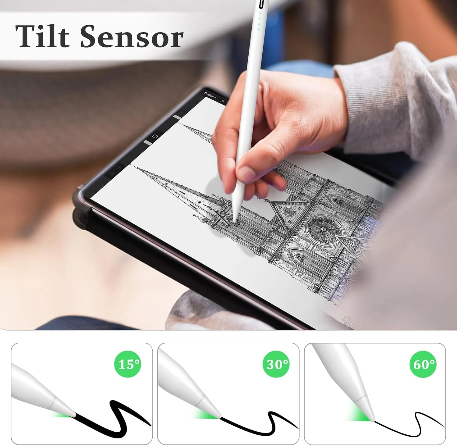 MEKO Stylus Pen for iPad 2018-2026, Fast Charge Apple iPad A16 Pencil