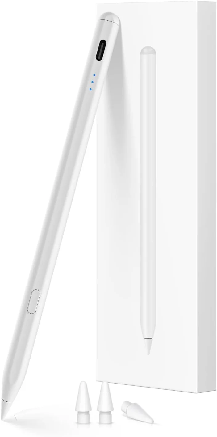 Lápiz Stylus Keepro para iPad 2018-2026 con carga rápida USB-C