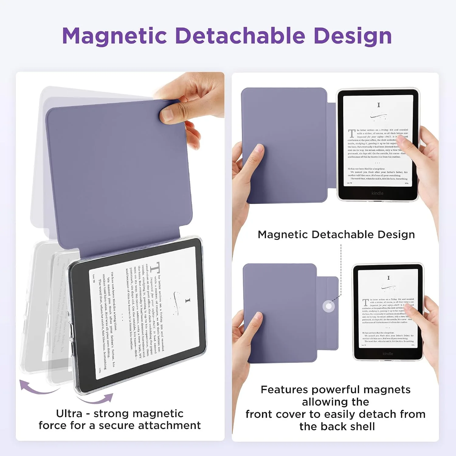 SESENSE Magnetic Case for 7'' Kindle Paperwhite 12th Gen 2024 & Colorsoft