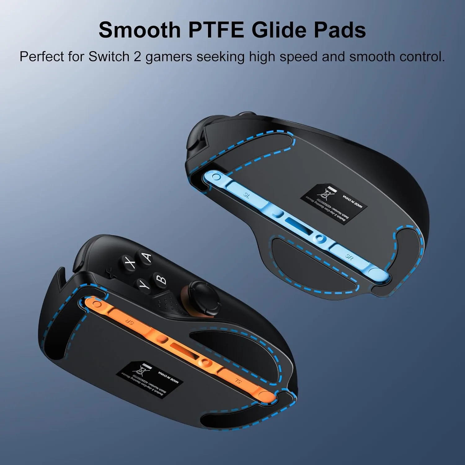 HONCAM Gaming Mouse Grip for Switch 2 Joycons, 2 Pack