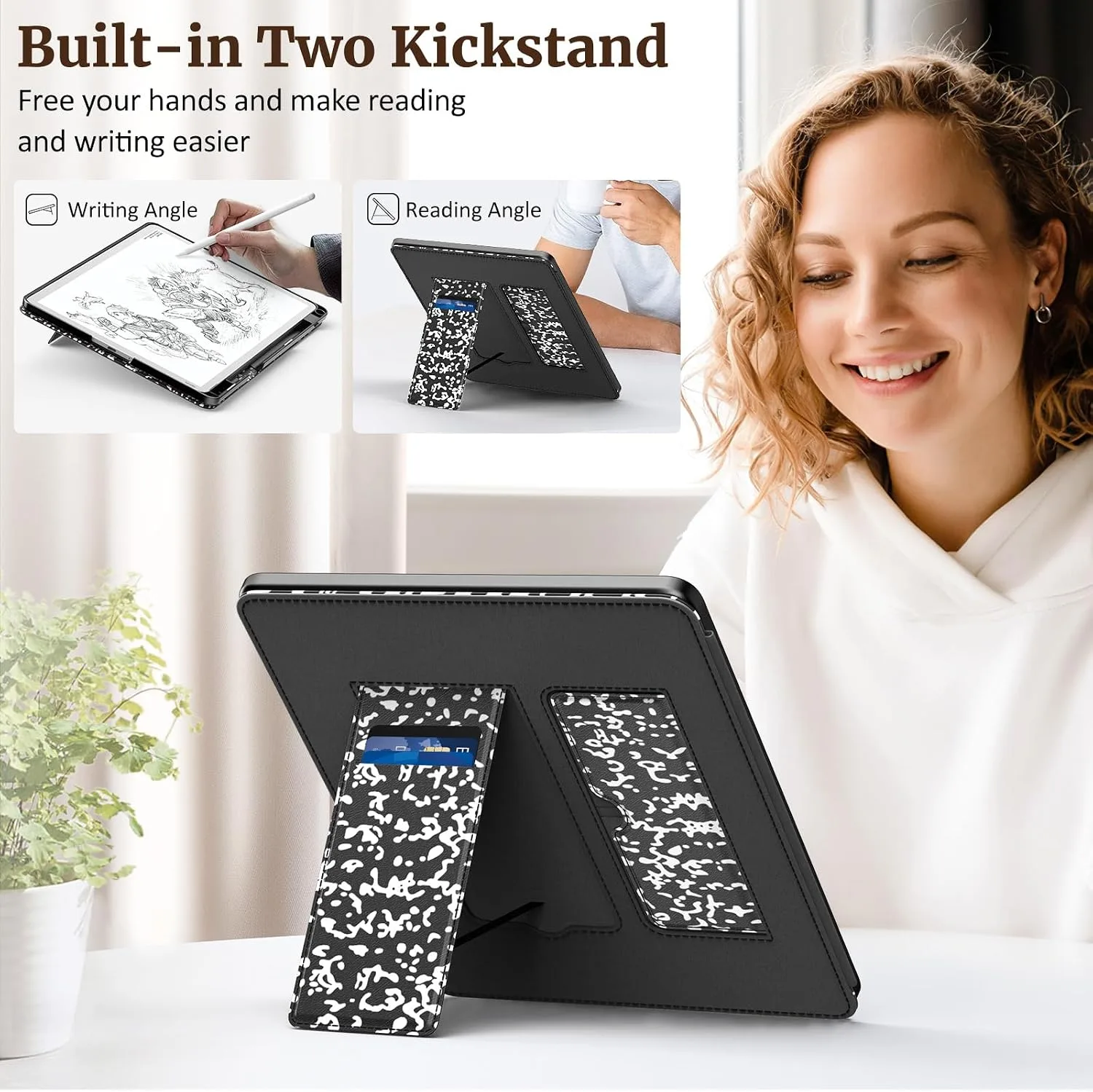MoKo Stand Case for 11" Kindle Scribe 2025 & Kindle Scribe Colorsoft