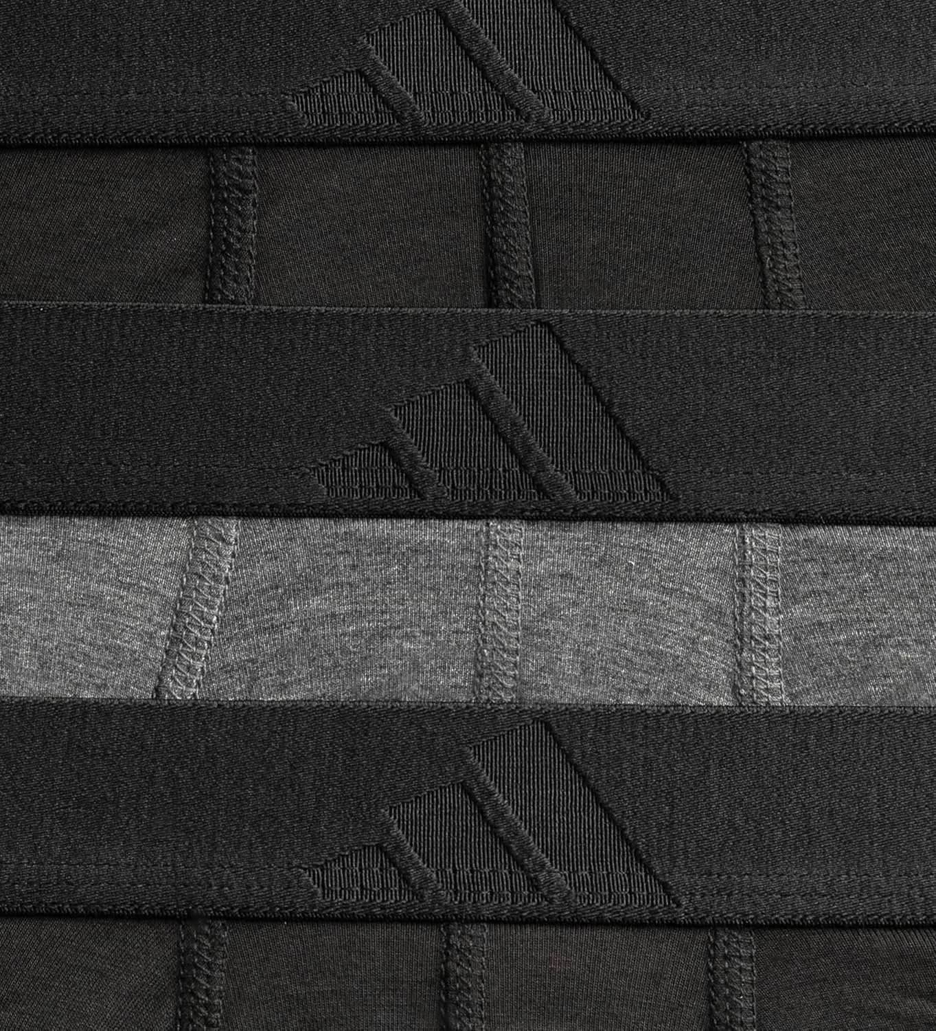 adidas Mens Luxe Comfort 3-Pack Trunk Underwear Casual - Grey