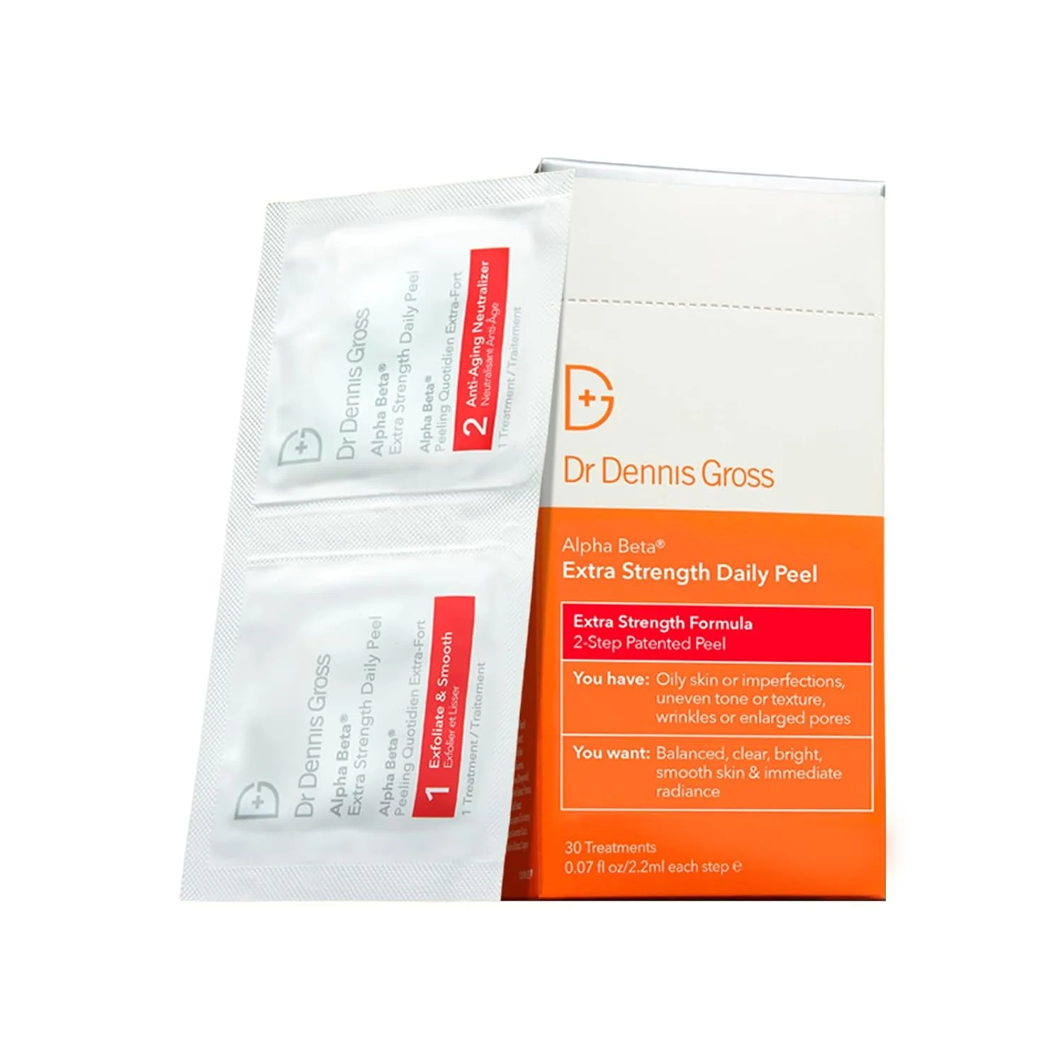 Dr Dennis Gross Alpha Beta Extra Strength Exfoliating Daily Peel - 30 Pack