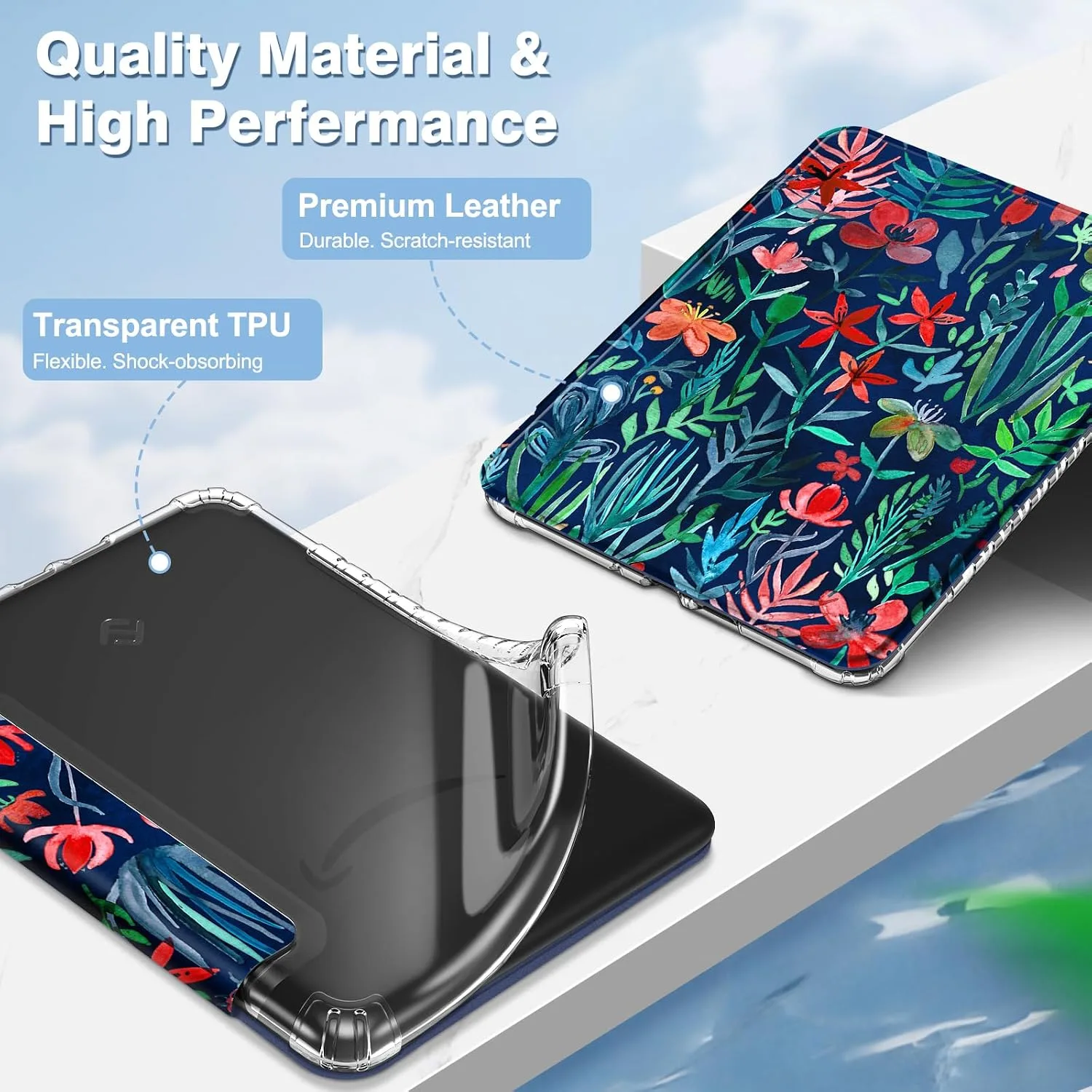 Fintie Clear Case for 7" Kindle Paperwhite 12th Gen 2024 & Kindle Colorsoft