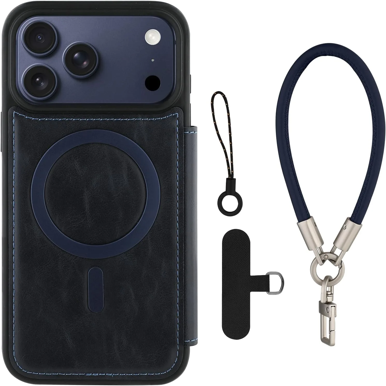 Wallet Phone Case Crafted for iPhone 17 Pro Blue