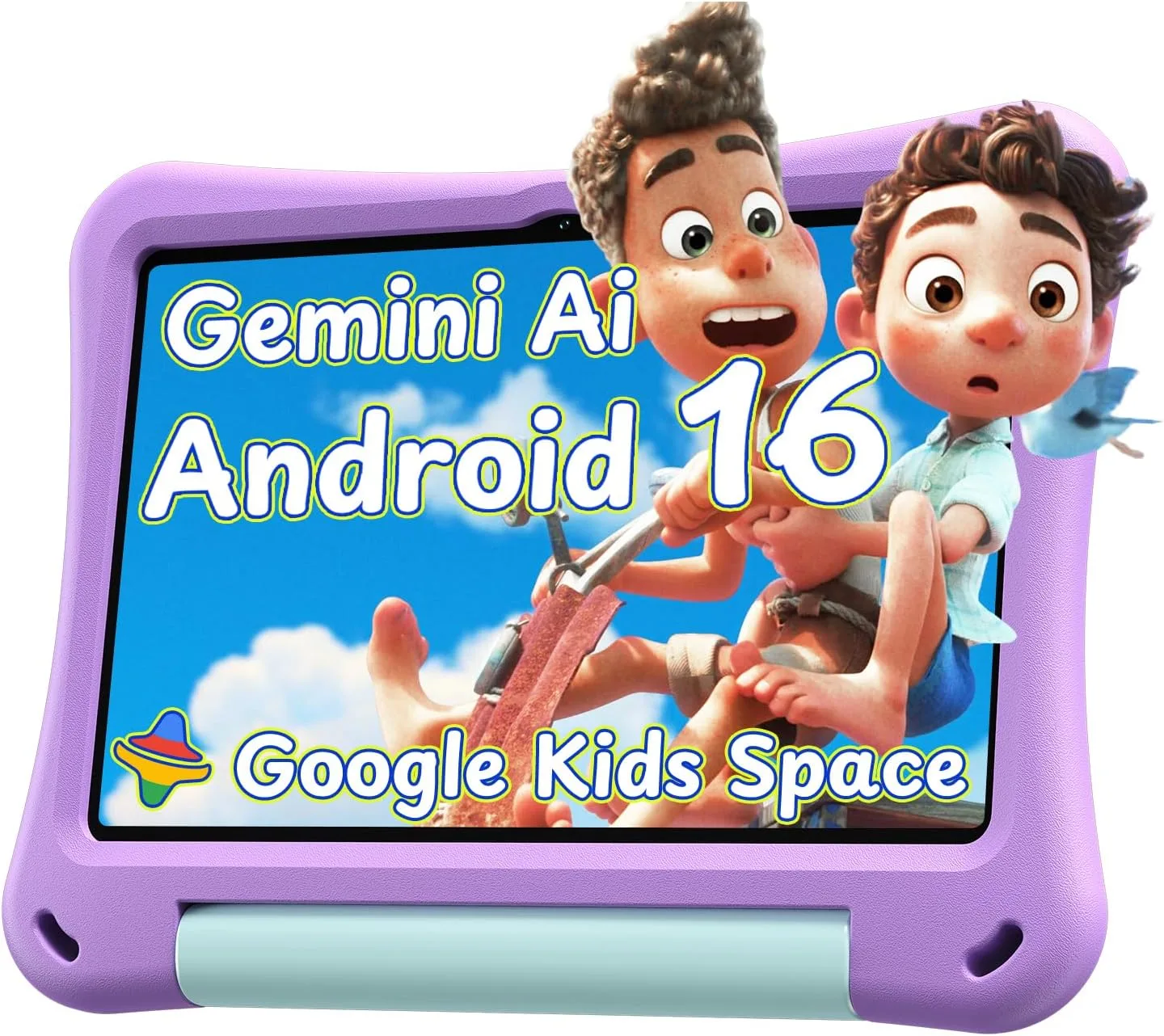 Kids Tablet 10 Inch, Android 16 Tablet with Parental Controls, EVA Case
