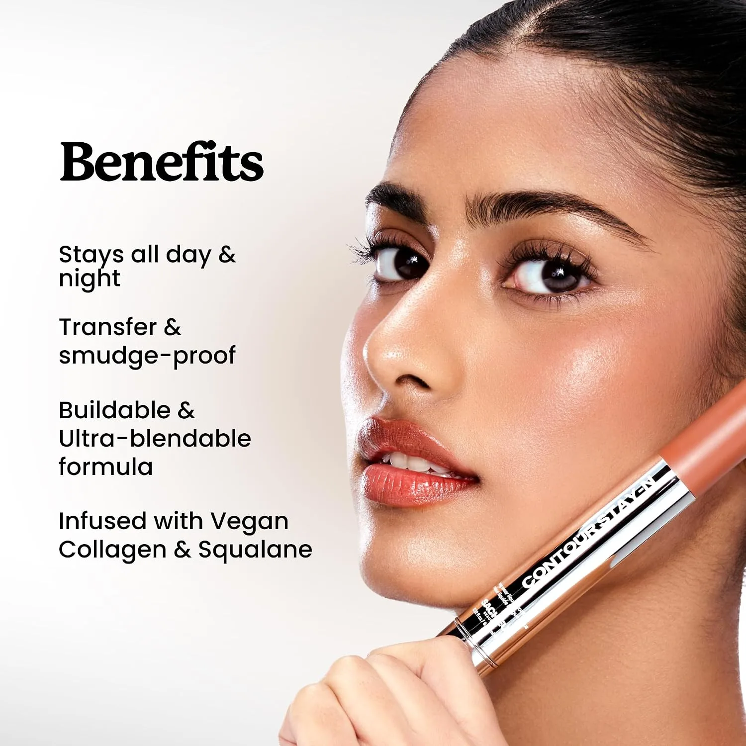 Sacheu Liquid Contour STAY-N Cream Contour, Longwear, Giving Fierce