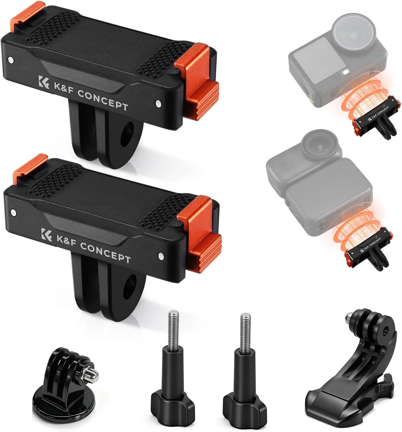 Soporte Adaptador Magnético K&F Concept para DJI Osmo Action 5 Pro