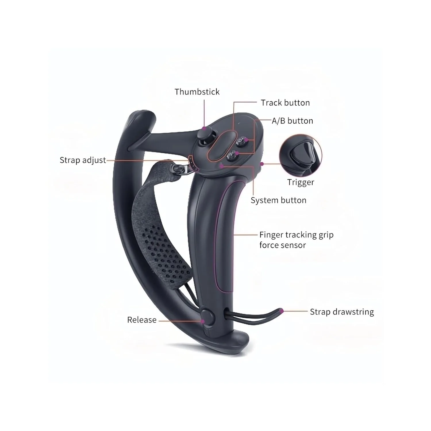 Valve Index Full VR Kit Headphone Base Station Controller Steam VR Game Controller，Compatible With HTC Vive/Vive Pro, Suitable For VR Enthusiasts And Specialized PC Game Players.(Full kit 2.0 station)
