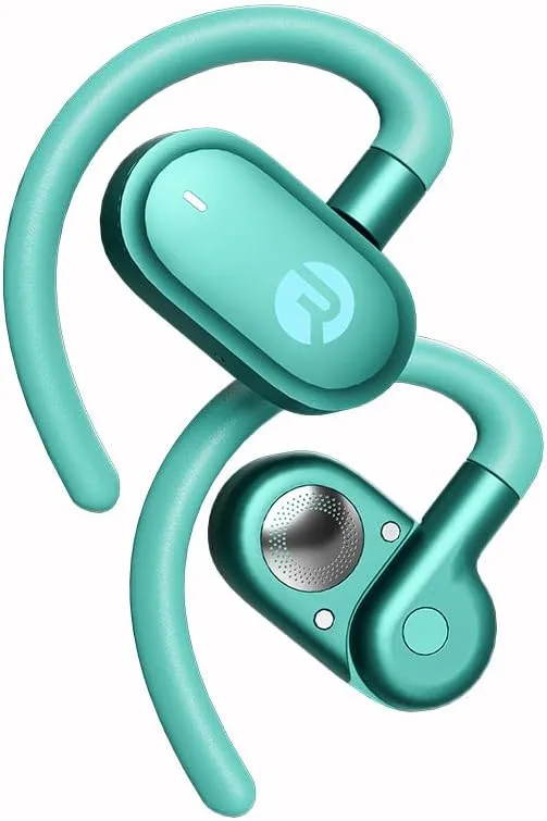 Raycon Fitness Open Ear Earbuds – Open Ear Headphones, Earbuds Wireless Bluetooth, Running Headphones, Sweat & Water-Resistant Earphones, 40 Hours Battery Life (Mint)