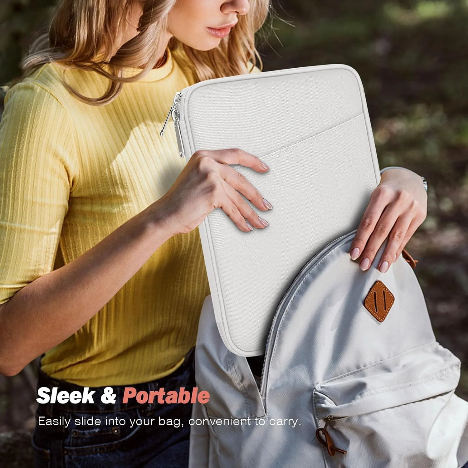 MoKo 9-11 Inch Tablet Sleeve Bag Carrying Case with Accessory Pocket