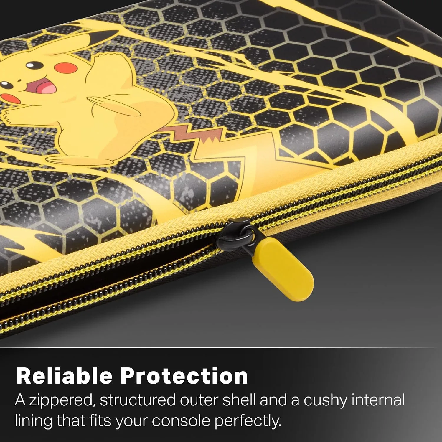 PowerA Slim Case for Nintendo Switch 2 - Pikachu Storm, Officially Licensed, Protective Case, Holds 10 Game Cards, Padded Screen Protector, Built-in Play Stand
